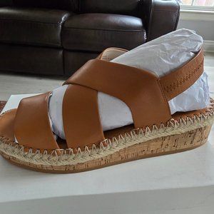 Cole Haan Women's Grandseries Strappy Espadrille Sandals - Tan - Size 11.0 New